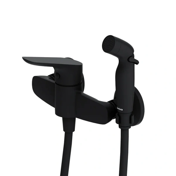 Гигиенический душ со смесителем Damixa Jupiter черный 778000300 (детальная фотография)