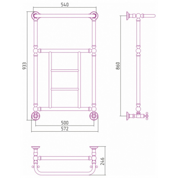 Схема (детальная фотография), золото