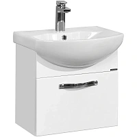 Тумба под раковину подвесная Акватон Ария 50 см белая