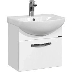 Тумба под раковину подвесная Акватон Ария 50 см белая