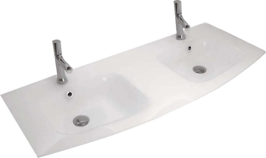 Раковина мебельная Jacob Delafon Nona EB1887RU 140 см стеклянная (детальная фотография)