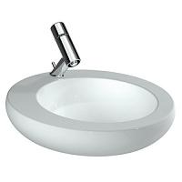 Раковина с отверстием для смесителя, цвет белый, покрытие LCC, Laufen Alessi One