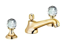 Смеситель для раковины Kludi 1926 позолоченный