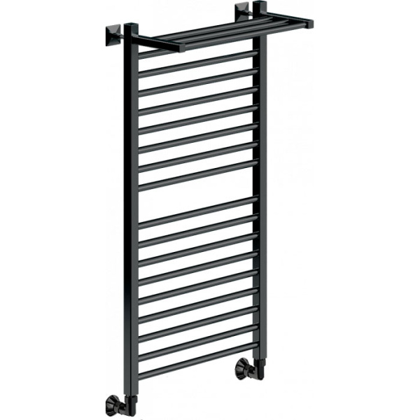 Полотенцесушитель водяной Ника Modern 100x50 см черный матовый ЛМ 3 100/50 черн мат (детальная фотография)