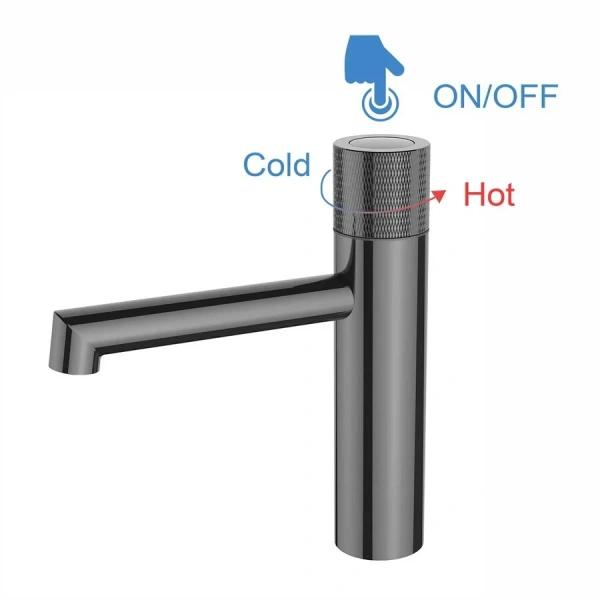 Смеситель для раковины Vincea Desire вороненая сталь VBF-1D3GM (детальная фотография), другие