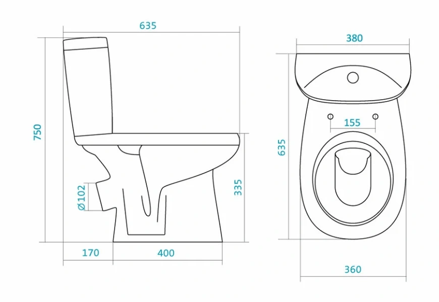 Унитаз с бачком Santek Анимо 1WH302137 (детальная фотография), современные, hi-tech