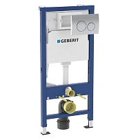 Инсталляция для унитаза Geberit Delta 20 с кнопкой хром
