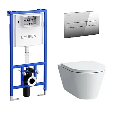Унитаз подвесной Laufen Kartell безободковый