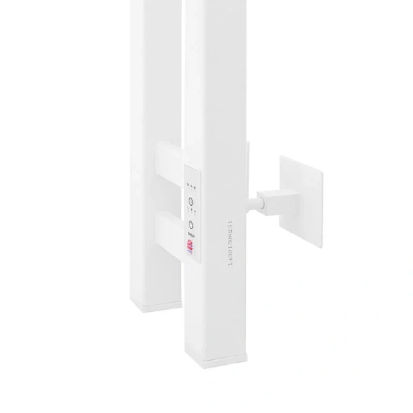 Полотенцесушитель электрический Energy Dart 10x120 см белый матовый EETR0DART12010R903M (детальная фотография), электрические с наружной вилкой, электрические скрытого подключения, правое подключение