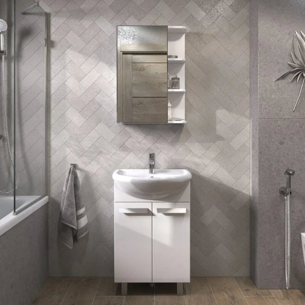 Смеситель для ванны Boheme Uno chrome 229 (детальная фотография), с поворотным изливом
