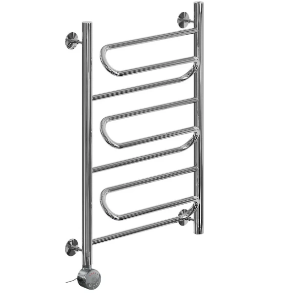 Полотенцесушитель электрический Ника Curve 80х50 см левый ЛЗ 80/50 лев (детальная фотография)