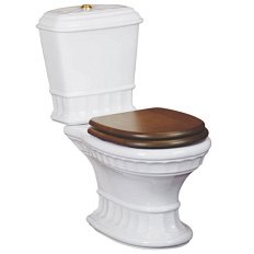 Унитаз компакт Migliore Gianeta 2092 фурнитура золото