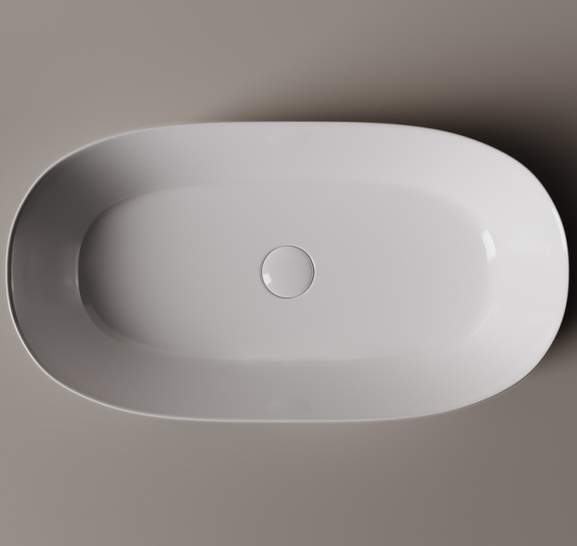 Раковина Ceramica Nova Element 67 см накладная CN5022 (детальная фотография), современные, hi-tech