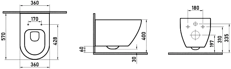Унитаз с инсталляцией BERGES Mascon сиденье дюропласт 043216 (детальная фотография), нет в наличии index_5