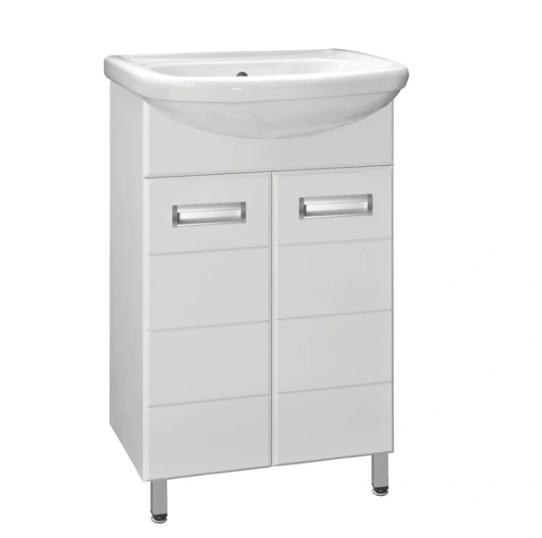 Тумба под раковину напольная Style Line Ирис 50 см белая ЛС-00000015 (детальная фотография)