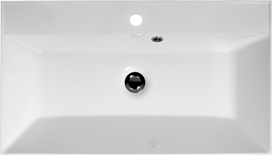 Раковина мебельная BelBagno Marino 80 см из искусственного мрамора BB800/450-LV-MR-AST (детальная фотография), в наличии