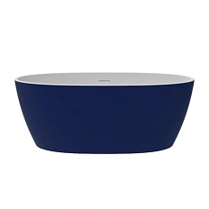 Ванна акриловая Delice Rondo 170х76 см синяя матовая