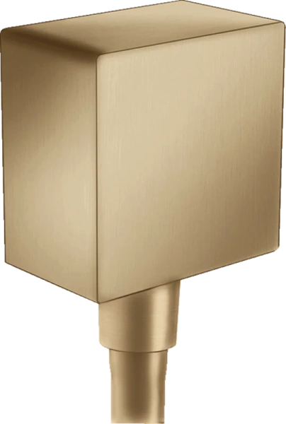 Шланговое подсоединение Hansgrohe FixFit шлифованная бронза 26455140 (детальная фотография)
