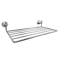 Полка-полотенцедержатель для ванной, матовый хром, Nicolazzi Teide