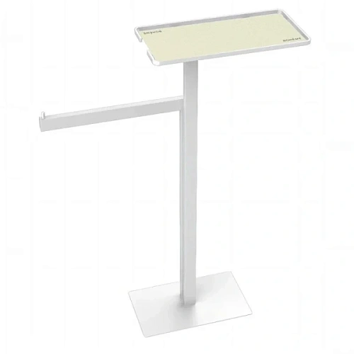 Стойка для ванной Boheme белая матовая - фото 3