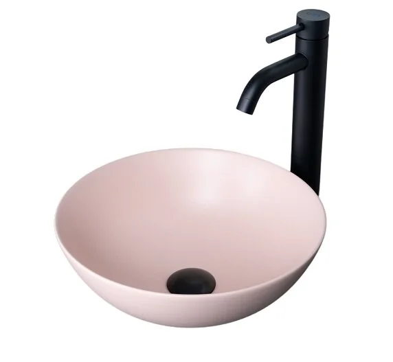 Раковина GID Esfera 9081pkm 36 см розовая 53403 (детальная фотография)