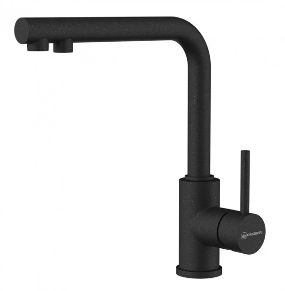 Смеситель для кухни Omoikiri Nakagawa 2 Plus-BL черный 4994414 (детальная фотография)