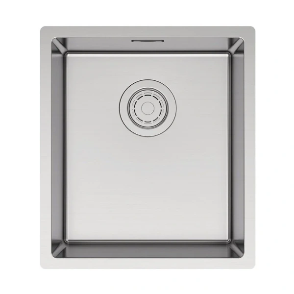 Мойка для кухни Paulmark Yuni 39 см нержавеющая сталь YU39-BS (детальная фотография)