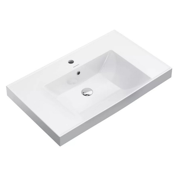 Раковина Kerama Marazzi Cubo 80 см с крепежом CU.wb.80 (детальная фотография)