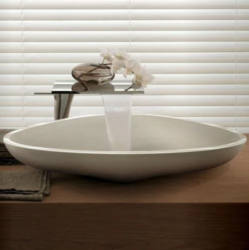 Раковина накладная Axor Massaud 42300000 (детальная фотография), белые