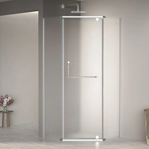 Душевой уголок RGW Passage PA-081 80x80 см профиль хром, стекло матовое - фото 1