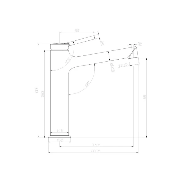 Смеситель для раковины Lemark Minima хром LM3837C (детальная фотография), для раковины
