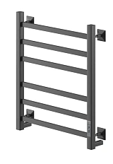 Полотенцесушитель электрический Ника Step 60х50 см черный матовый
