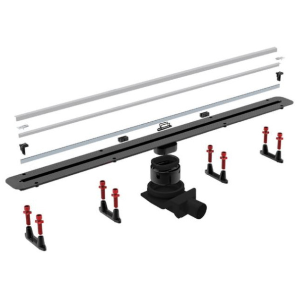 Душевой лоток Pestan Confluo Slim Line 75 см хром матовый 13100034 (детальная фотография), матовый хром