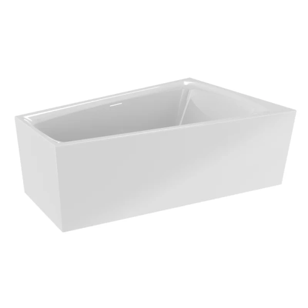 Акриловая ванна Riho Still Smart Fall Plug & Play B101015005/B102016005, 170 x 110 см, наполнение через перелив, левая/правая, цвет белый (детальная фотография), акриловые