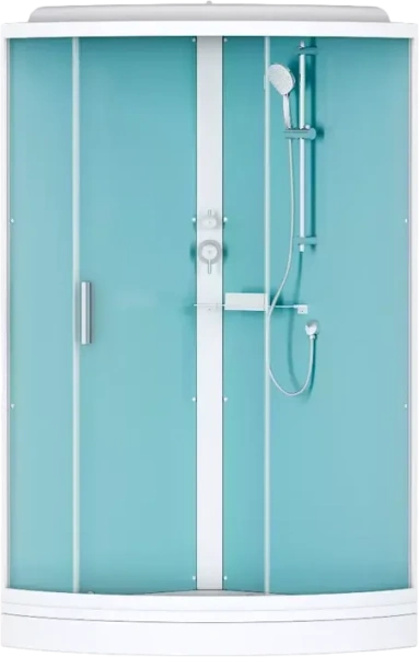 Душевая кабина Am.Pm X-Joy 100x100 см без гидромассажа W88C-401-100WT (детальная фотография)