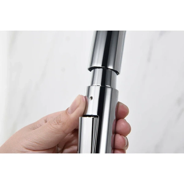 Смеситель для кухни Акватек Европа хром AQ1384CR (детальная фотография), с 1 монтажным отверстием