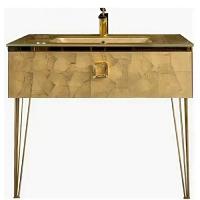 Тумба под раковину Boheme Lucido 80 см поталь