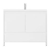 Тумба под раковину напольная Velvex Klaufs 99 см белая