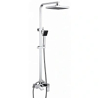 Душевая стойка Abber Wasserfall хром