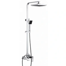 Душевая стойка Abber Wasserfall хром