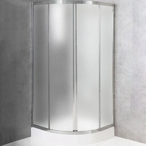 Душевой уголок BelBagno Due 90x90 см стекло рифленое - фото 2