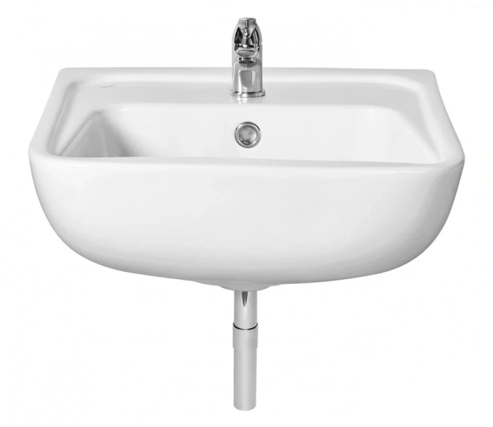 Раковина Santek Лонги 45 см белая 1.WH50.1.753 (детальная фотография), из санфарфора