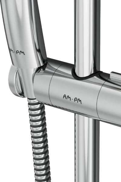 Душевой комплект Am.Pm X-Joy хром F40985A00 (детальная фотография), современные, hi-tech index_1