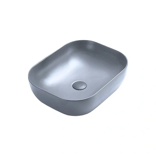 Раковина Vincea 50 см керамическая, океан матовый - фото 6