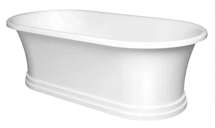 Ванна из искусственного камня Belux Монро ВМр-1750, 4810924265807, 175 x 90 см, белый (детальная фотография)