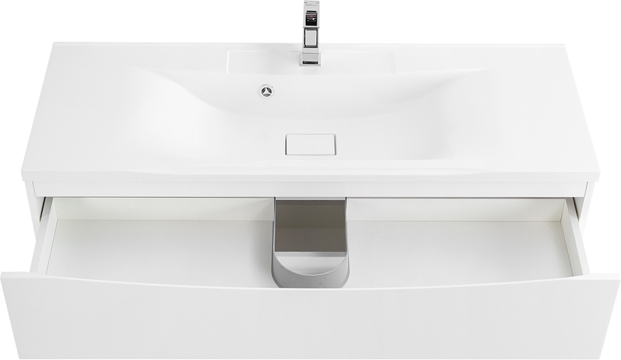 Тумба под раковину подвесная BelBagno Marino 120 см bianco opaco MARINO-1200-2C-SO-BO-P (детальная фотография), 120 см