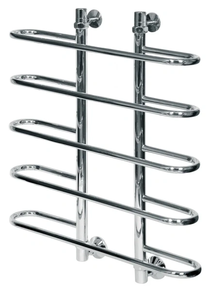 Полотенцесушитель водяной Ника Mix 60x50 см хром Вираж 60/50 (детальная фотография), хром