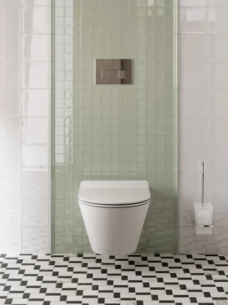 Унитаз подвесной Kerama Marazzi Plaza Modern безободковый PLMR.wc.02 (детальная фотография), современные, hi-tech, круглые