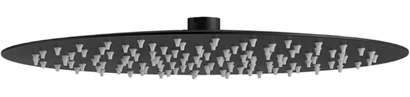 Верхний душ BERGES Ventas черный матовый 074004 (детальная фотография)