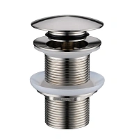 Донный клапан для раковины Boheme Nikel Brush